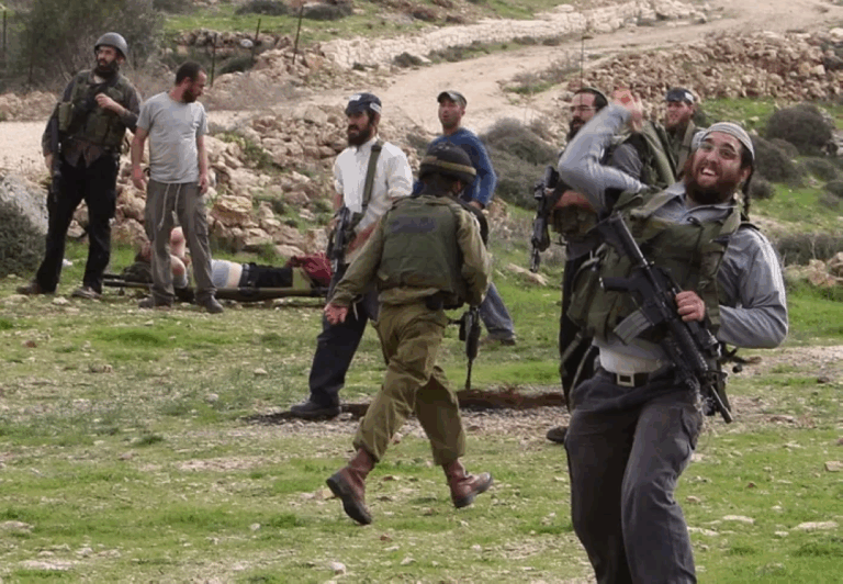 إطلاق-نار-كثيف.-إصابة-8-فلسطينيين-باعتداءات-المستوطنين-في-نابلس