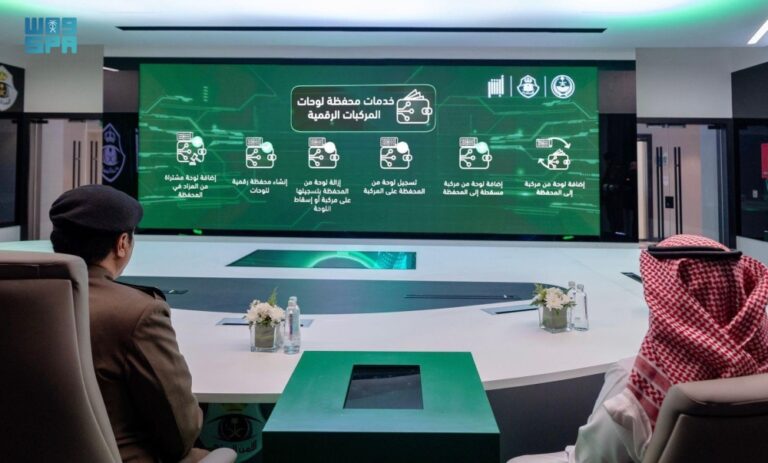بالتفاصيل.-تدشين-خدمات-محفظة-لوحات-المركبات-الرقمية-عبر-“أبشر”