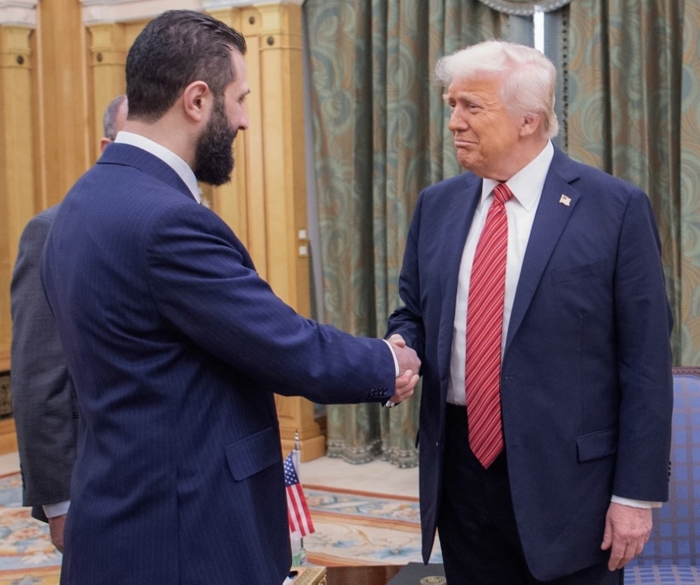 الشرع-في-البيت-الأبيض:-أولوية-سوريا-رفع-قانون-قيصر