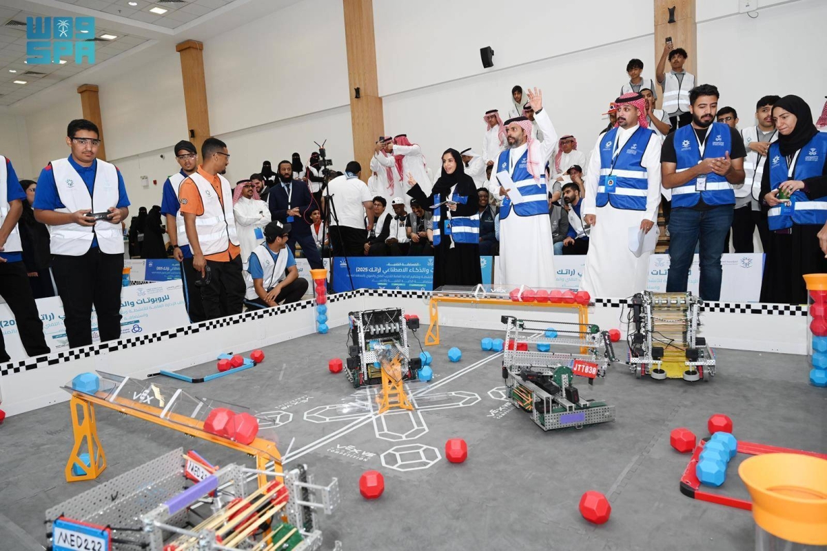 انطلاق-فعاليات-المسابقة-التقنية-للروبوتات-«راتك-2025-»-بالأحساء