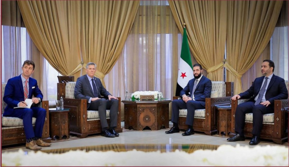 الرئيس-السوري-يبحث-تعزيز-التعاون-مع-وفد-من-الكونجرس-الأمريكي