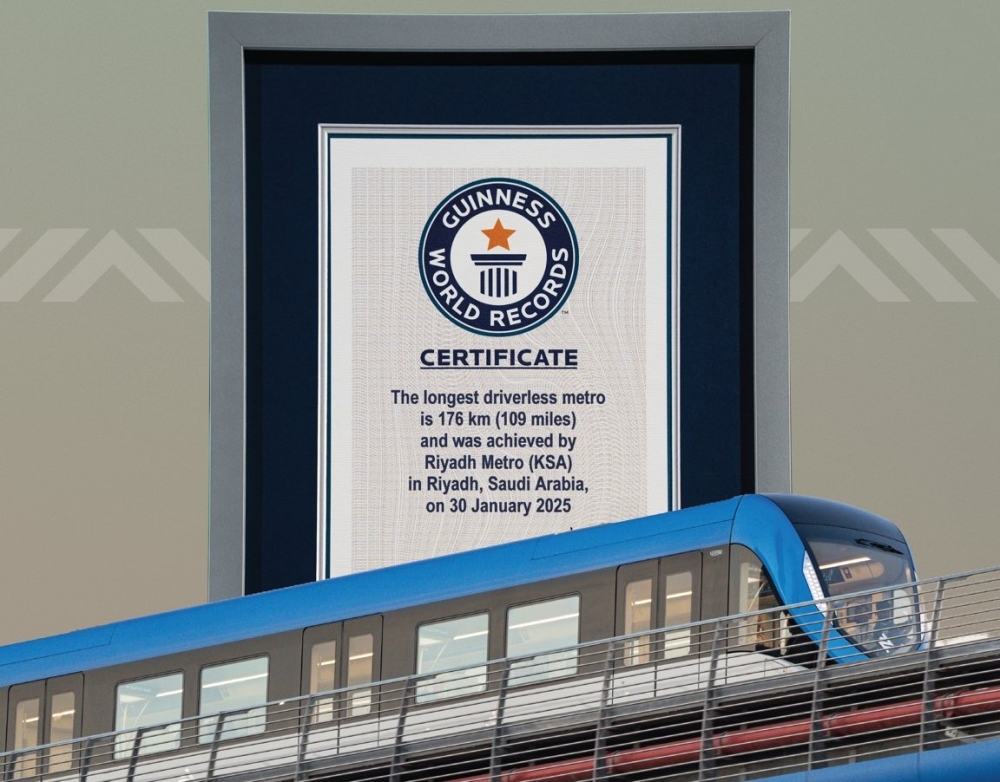 قطار-الرياض-يدخل-موسوعة-“غينيس”-كأطول-شبكة-ذاتية-القيادة-عالميًا