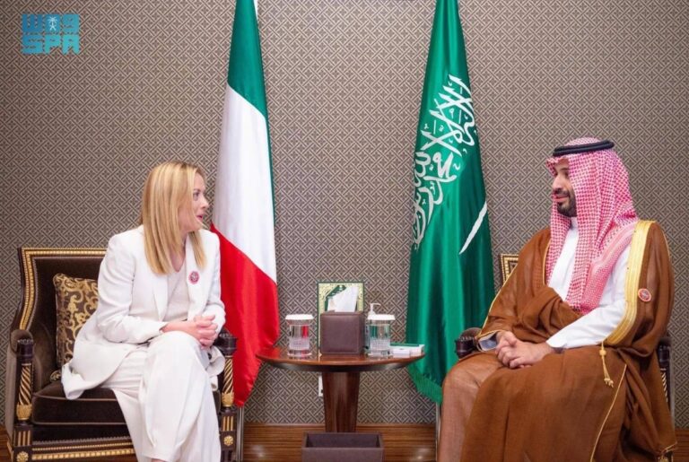 ولي-العهد-يلتقي-رئيسة-وزراء-إيطاليا