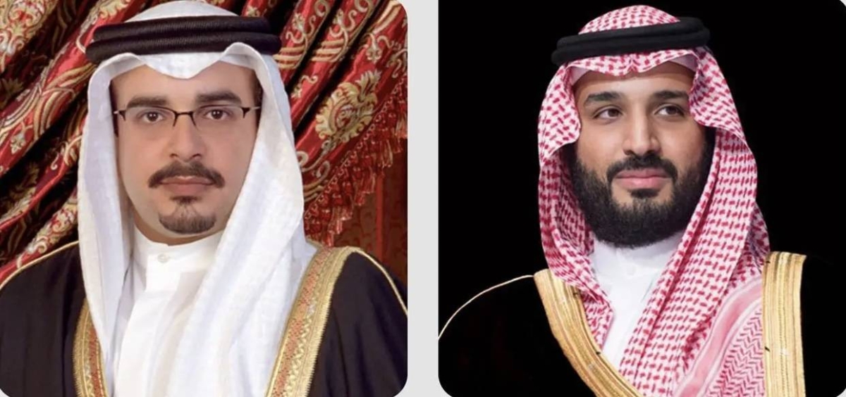 ولي-العهد-يبعث-برقية-شكر-لولي-عهد-مملكة-البحرين-إثر-مغادرته-المنامة