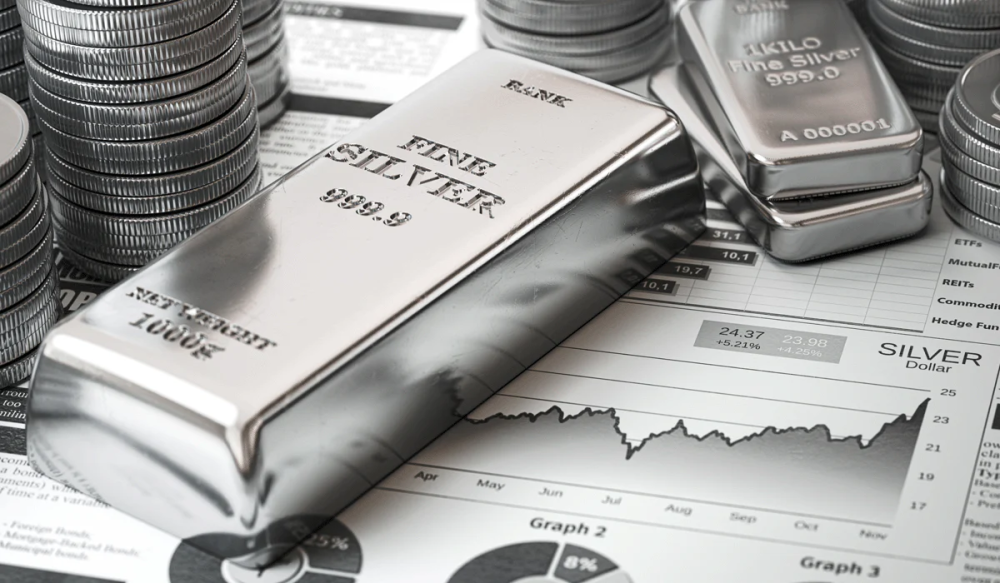 قفزة-تتجاوز-3%.-أسعار-الفضة-تسجّل-أعلى-مستوى-في-تاريخها