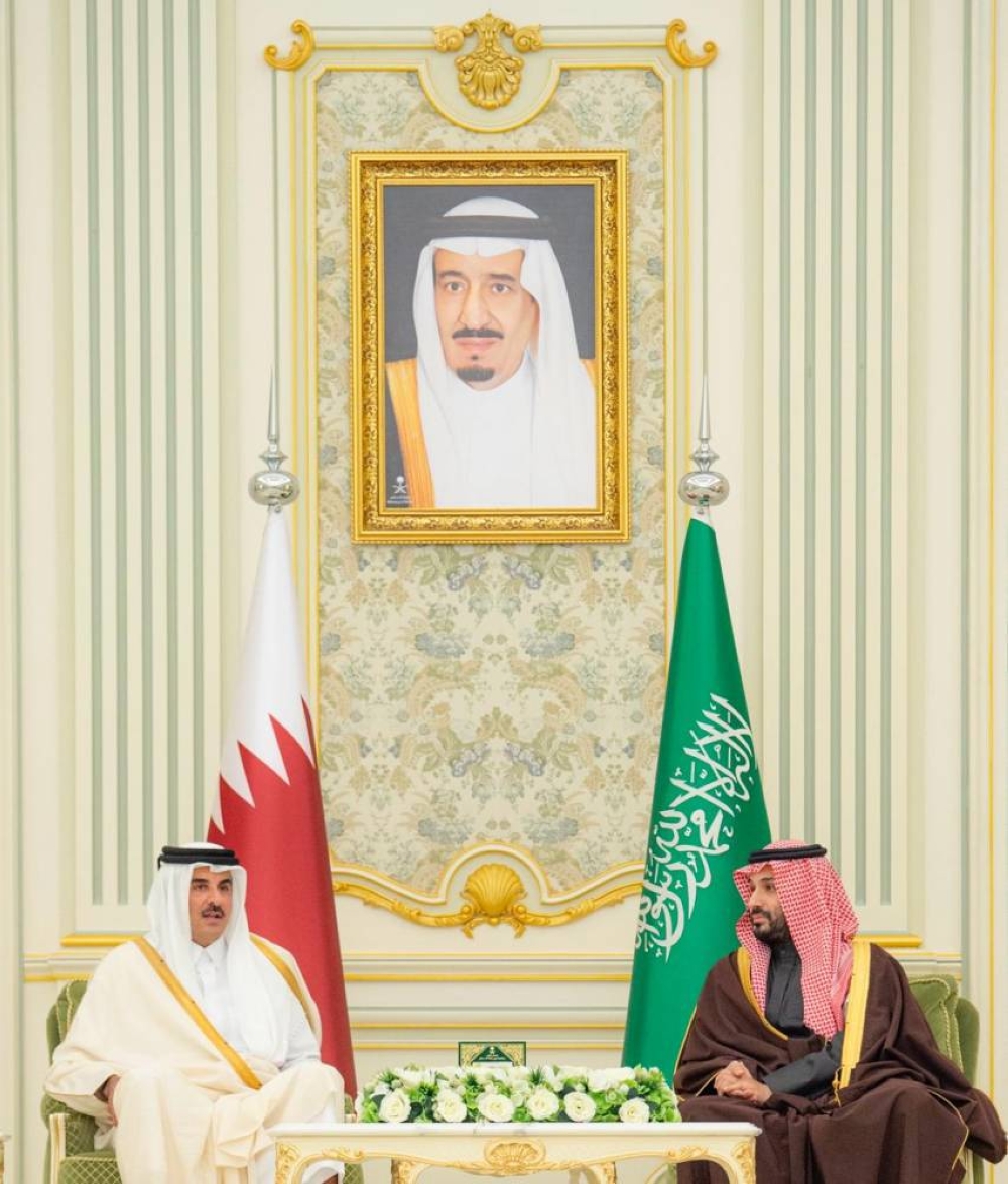 ولي-العهد-وأمير-قطر-يرأسان-مجلس-التنسيق-السعودي-القطري