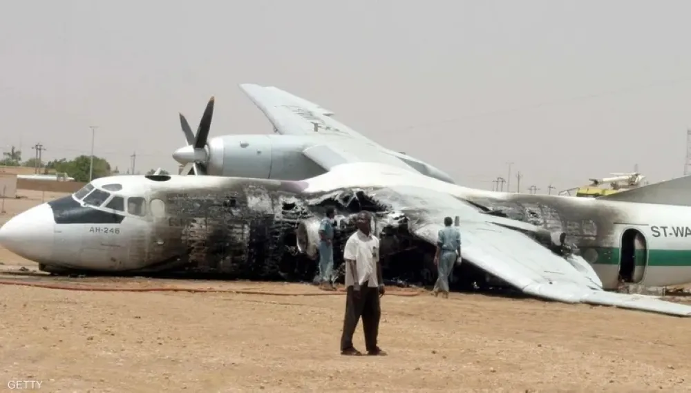 مقتل-طاقم-طائرة-عسكرية-سودانية-بعد-تحطمها-خلال-محاولتها-الهبوط