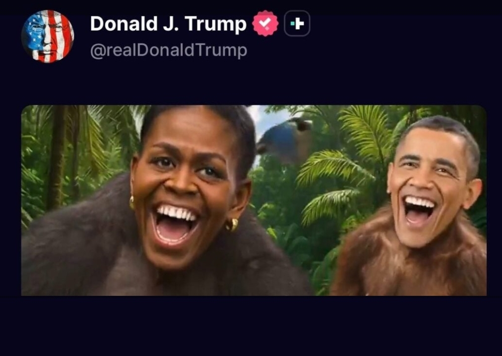 ترامب-يرفض-الاعتذار-عن-نشر-فيديو-أوباما-زوجته