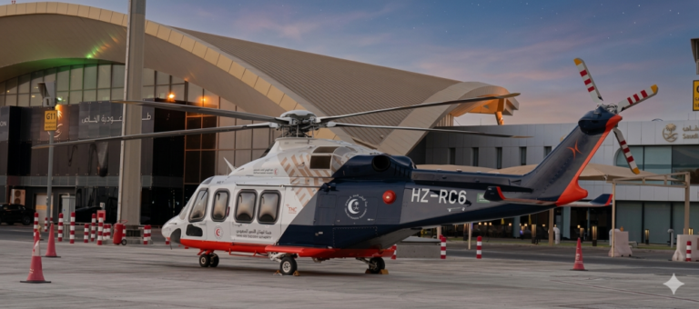 مدينة-الملك-فهد-الطبية-والإسعاف-الجوي-ينقذان-حياة-مريض-تعرض-لجلطة-قلبية