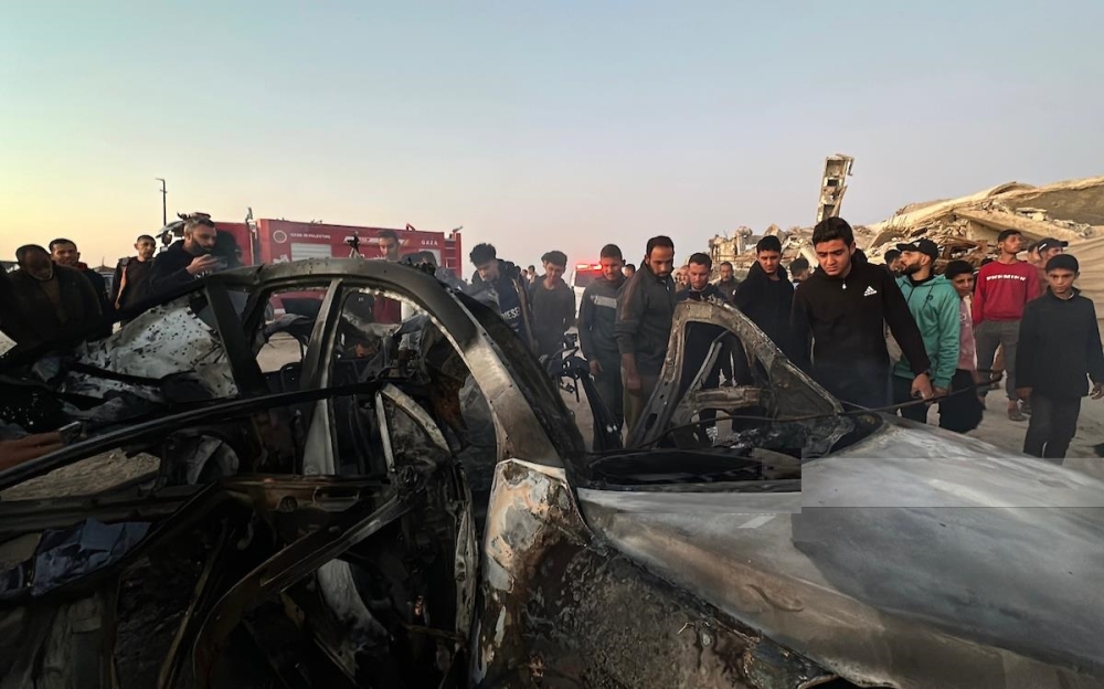 استشهاد-صحفي-فلسطيني-جراء-قصف-الاحتلال-مركبته-في-غزة