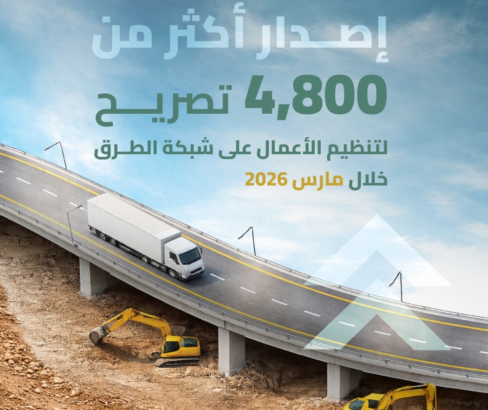 خلال-مارس.-4892-تصريحًا-لتنظيم-الأعمال-على-شبكة-الطرق