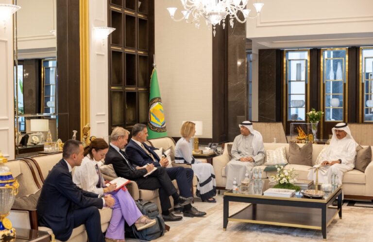 أمين-مجلس-التعاون-يبحث-مع-ممثلة-الاتحاد-الأوروبي-التطورات-الإقليمية