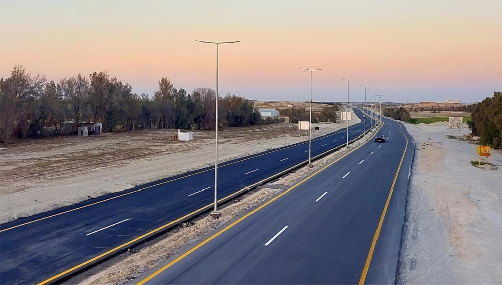 بطول-3-كيلومترات.-ازدواج-المدخل-الشرقي-بقرية-العليا