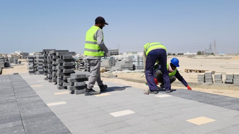 بنسبة-إنجاز-43%.-استمرار-أعمال-تنفيذ-حديقة-حي-السلام-في-الخفجي