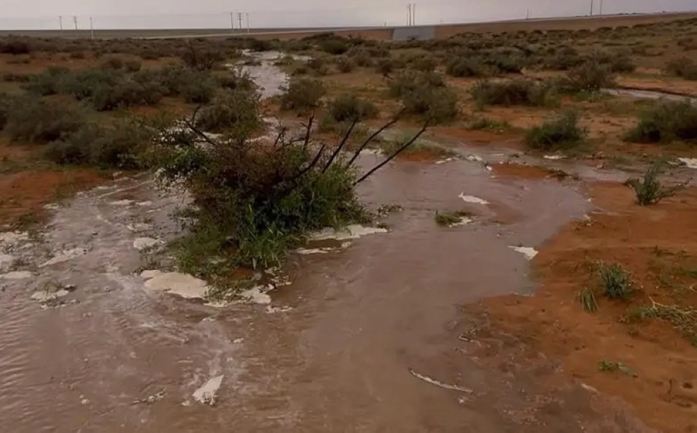 طقس-السعودية.-هطول-أمطار-على-رفحاء-والفرصة-مهيأة-للمزيد