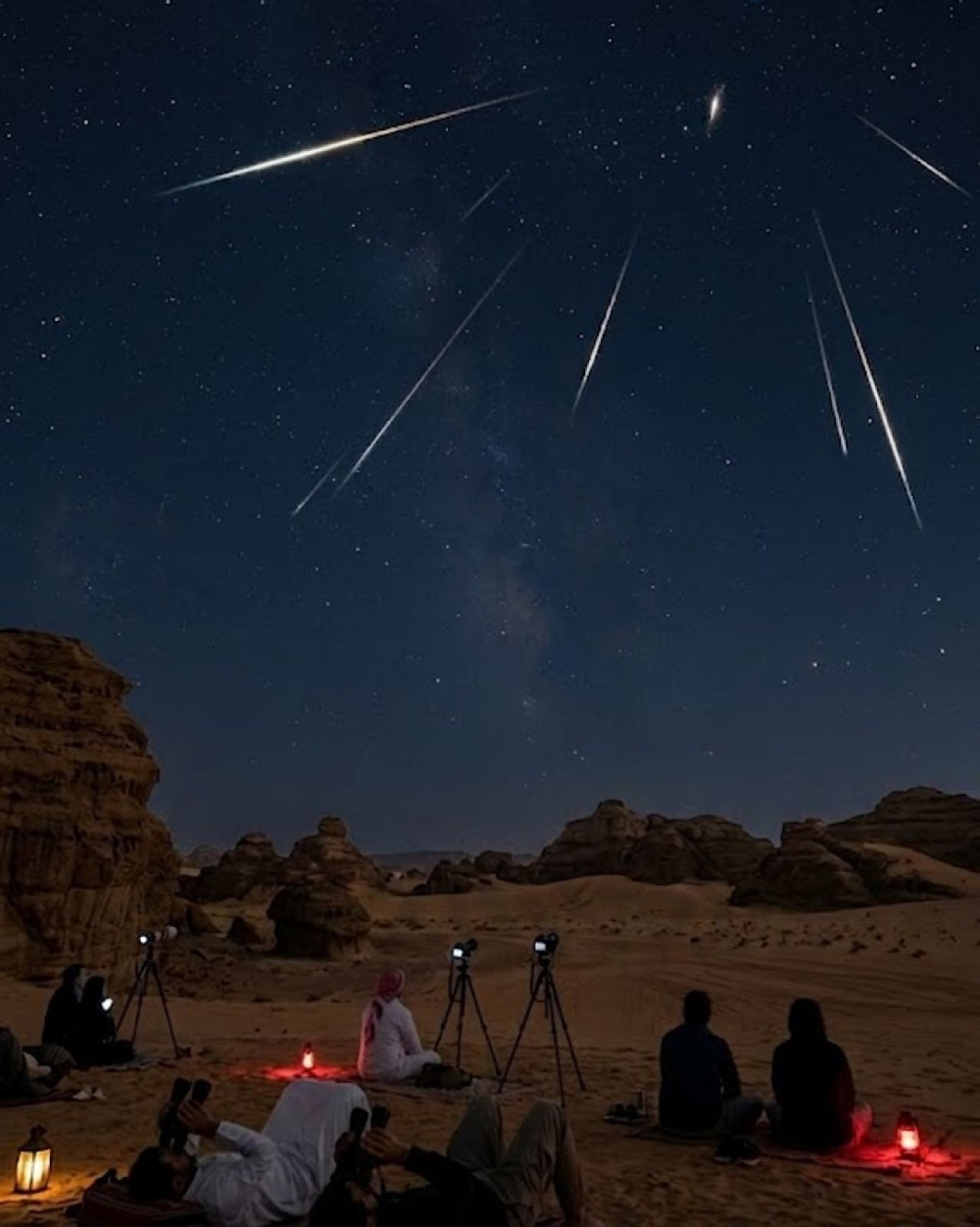 فلكية-جدة:-شهب-القيثاريات-تزين-سماء-المملكة-فجر-الخميس