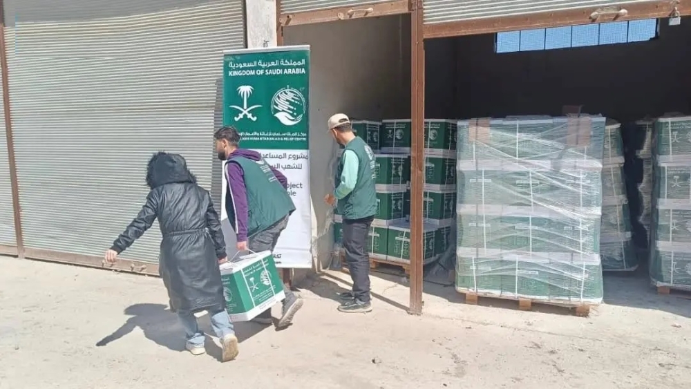 “الملك-سلمان-للإغاثة”-يوزع-496-سلة-غذائية-في-ريف-دمشق-بسوريا