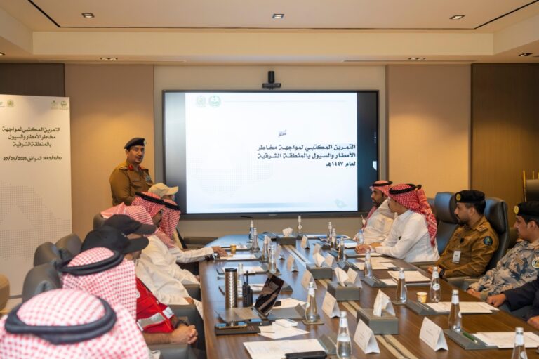 تمرين-يحاكي-السيول.-الشرقية-تختبر-سرعة-الاستجابة-لمواجهة-الأمطار