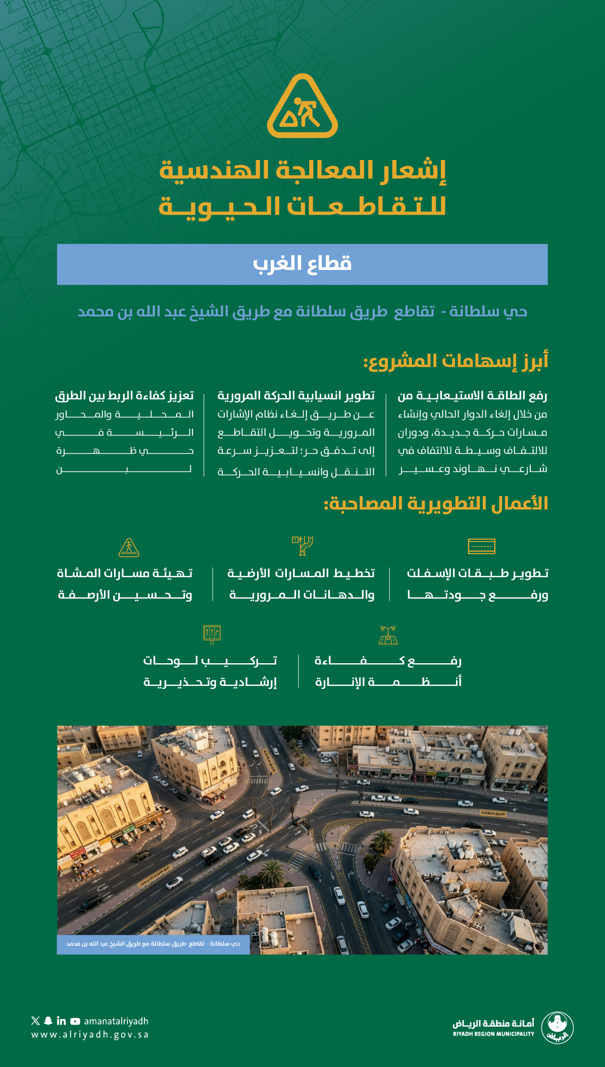 بدء-تطوير-تقاطع-طريق-سلطانة-مع-الشيخ-عبدالله-بن-محمد-غرب-الرياض