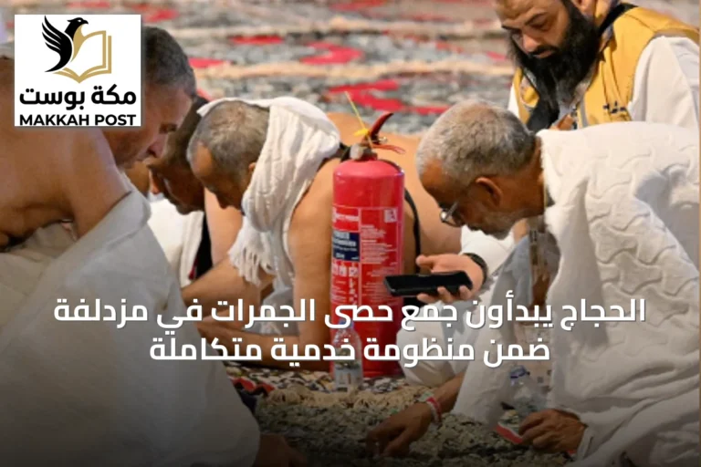 الحجاج يبدأون جمع حصى الجمرات في مزدلفة ضمن منظومة خدمية متكاملة