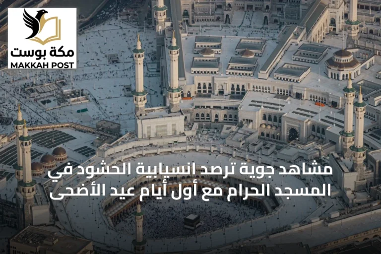مشاهد جوية ترصد انسيابية الحشود في المسجد الحرام مع أول أيام عيد الأضحى