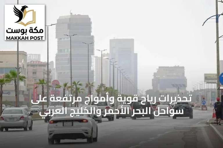 تحذيرات رياح قوية وأمواج مرتفعة على سواحل البحر الأحمر والخليج العربي