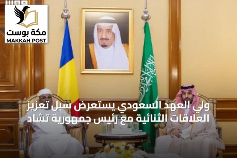 ولي العهد السعودي يستعرض سبل تعزيز العلاقات الثنائية مع رئيس جمهورية تشاد