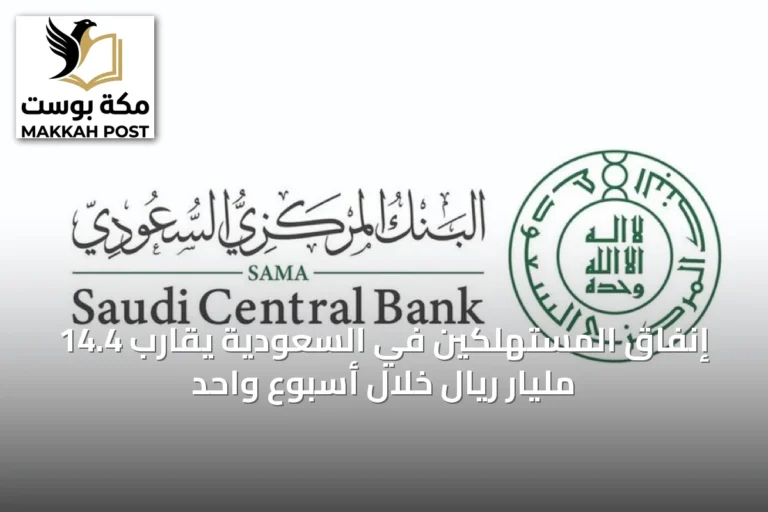 إنفاق المستهلكين في السعودية يقارب 14.4 مليار ريال خلال أسبوع واحد