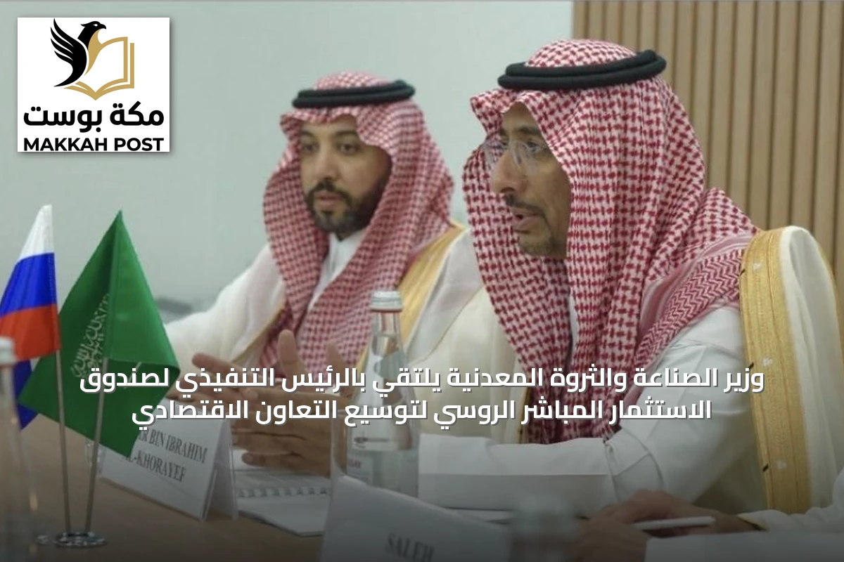 وزير الصناعة والثروة المعدنية يلتقي بالرئيس التنفيذي لصندوق الاستثمار المباشر الروسي لتوسيع التعاون الاقتصادي