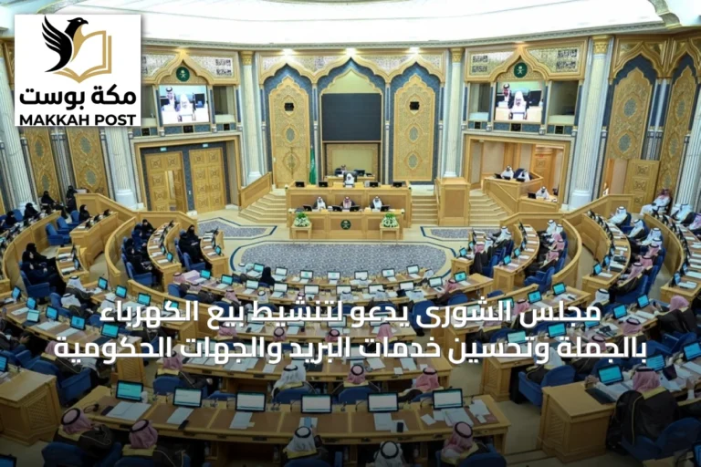 مجلس الشورى يدعو لتنشيط بيع الكهرباء بالجملة وتحسين خدمات البريد والجهات الحكومية