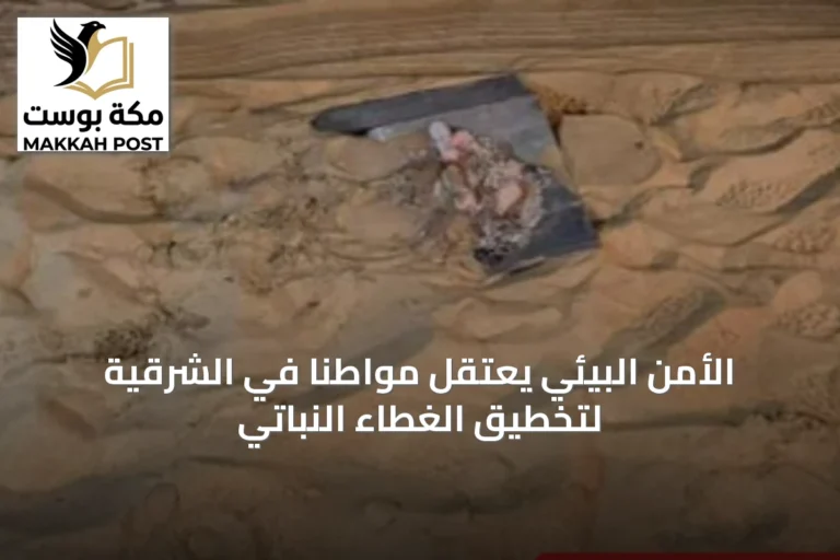 الأمن البيئي يعتقل مواطنًا في الشرقية لتخطيق الغطاء النباتي