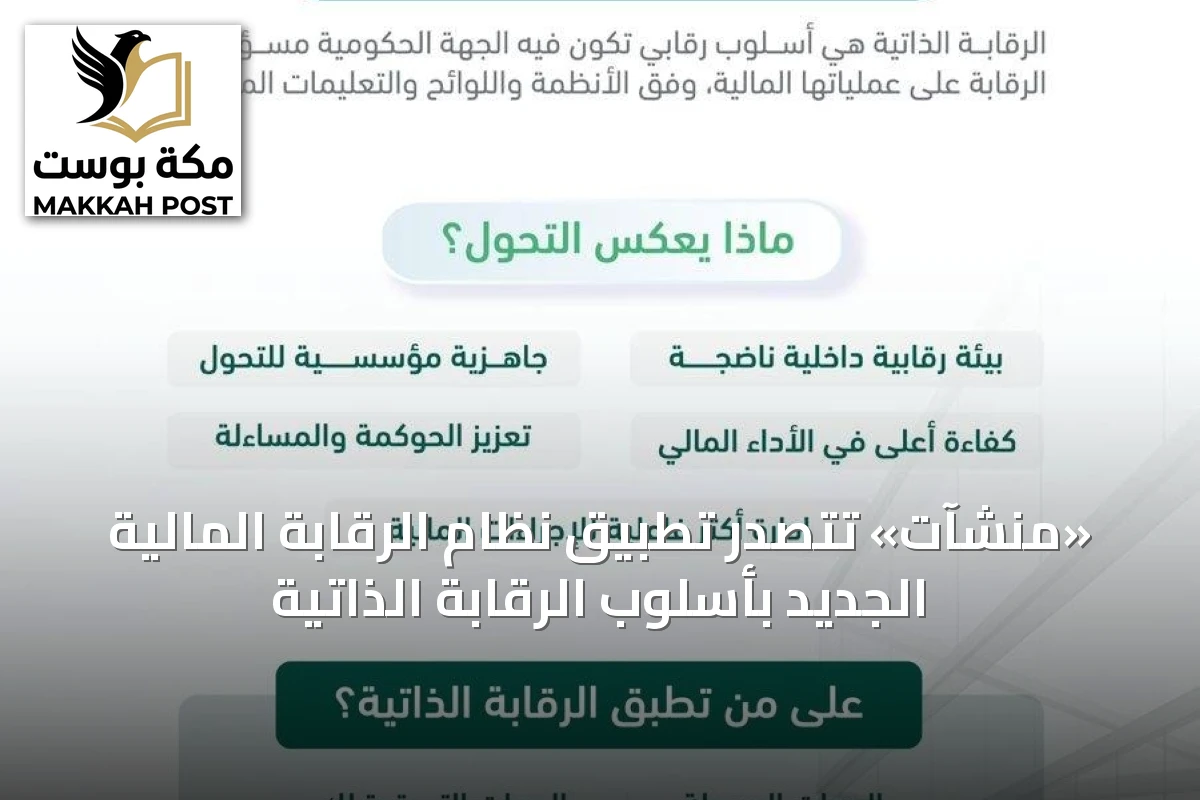 «منشآت» تتصدر تطبيق نظام الرقابة المالية الجديد بأسلوب الرقابة الذاتية