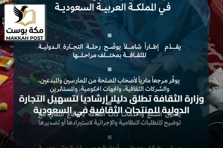 وزارة الثقافة تطلق دليلًا إرشاديًا لتسهيل التجارة الدولية للمنتجات الثقافية في السعودية