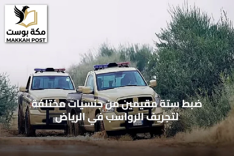 ضبط ستة مقيمين من جنسيات مختلفة لتجريف الرواسب في الرياض