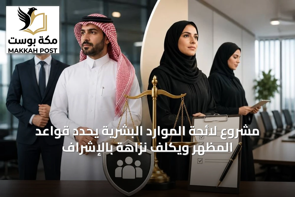 مشروع لائحة الموارد البشرية يحدد قواعد المظهر ويكلف نزاهة بالإشراف