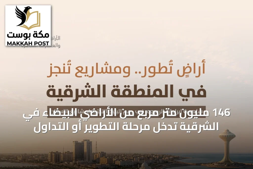 146 مليون متر مربع من الأراضي البيضاء في الشرقية تدخل مرحلة التطوير أو التداول