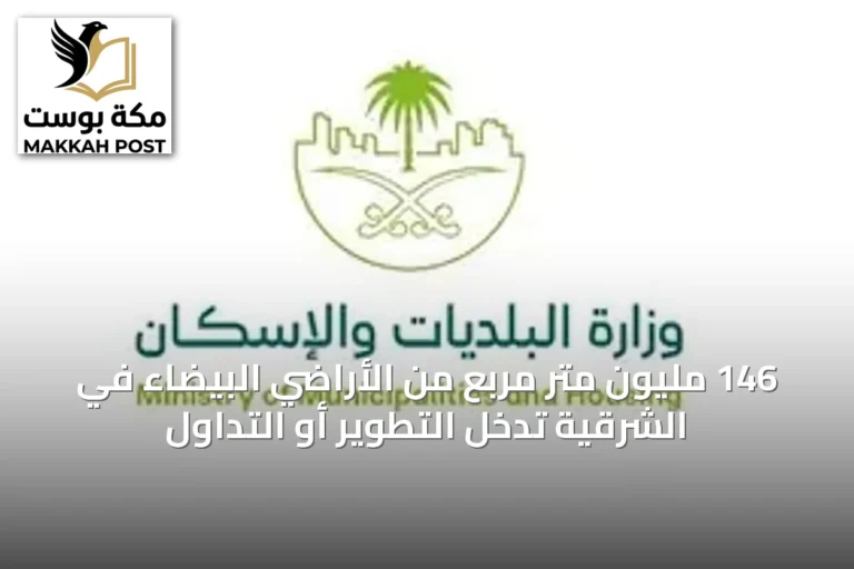 146 مليون متر مربع من الأراضي البيضاء في الشرقية تدخل التطوير أو التداول