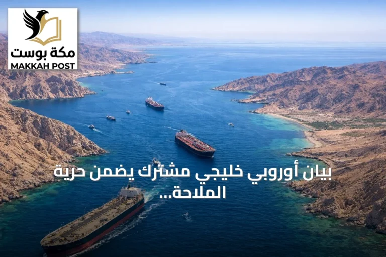 بيان أوروبي خليجي مشترك يضمن حرية الملاحة في مضيق هرمز وي denounce هجمات إيران