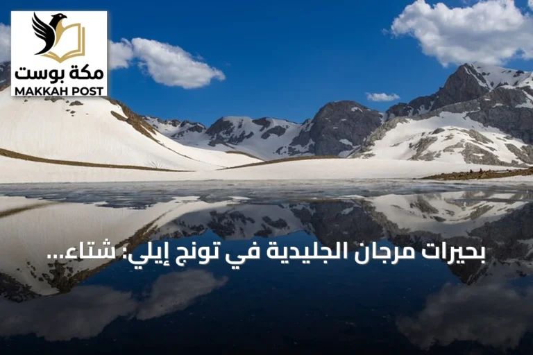 بحيرات مرجان الجليدية في تونج إيلي: شتاء وصيف يلتقيان في مناظر طبيعية فريدة