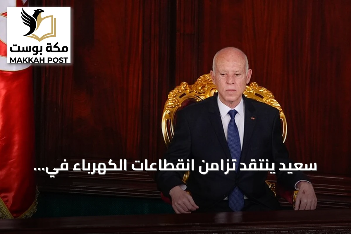 سعيد ينتقد تزامن انقطاعات الكهرباء في تونس ويتوعد بمحاسبة المقصرين
