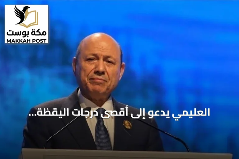 العليمي يدعو إلى أقصى درجات اليقظة لمواجهة تصعيد الحوثيين