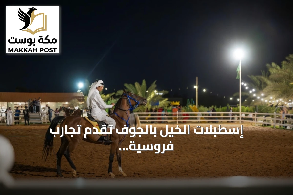 إسطبلات الخيل بالجوف تقدم تجارب فروسية تراثية تدعم السياحة المحلية