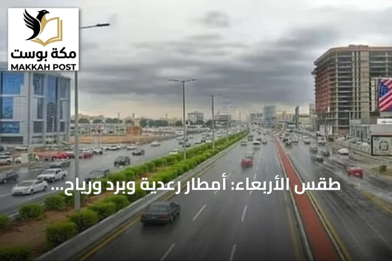 طقس الأربعاء: أمطار رعدية وبرَد ورياح نشطة على مناطق متعددة بالمملكة