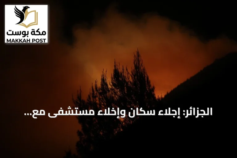 الجزائر: إجلاء سكان وإخلاء مستشفى مع استمرار حرائق الغابات في عنابة