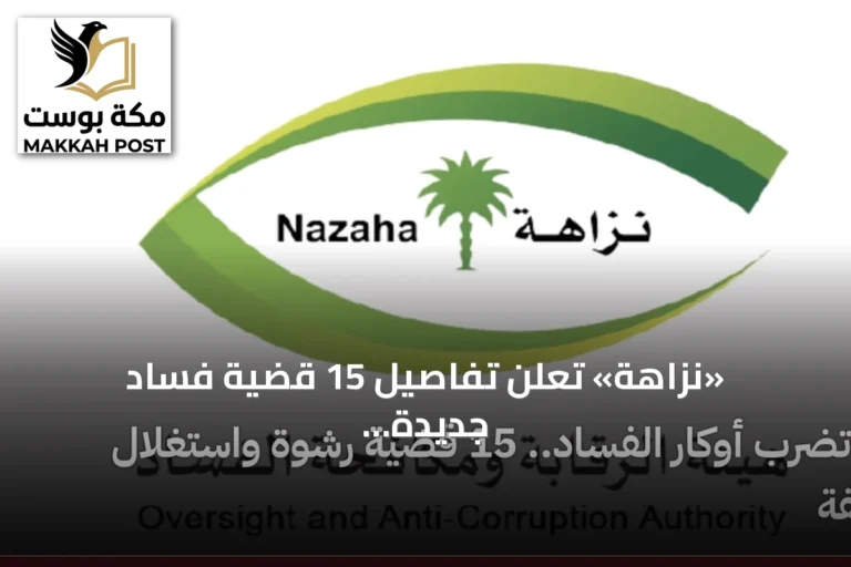 «نزاهة» تعلن تفاصيل 15 قضية فساد جديدة.. رشاوى بملايين الريالات واستغلال وظيفي