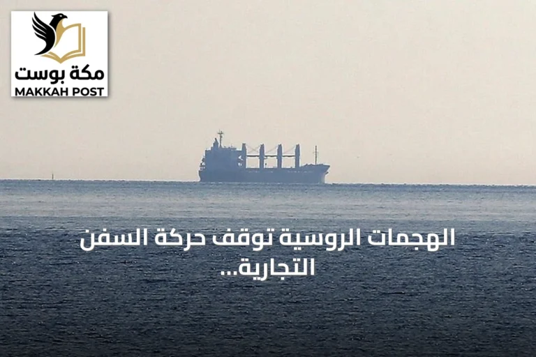 الهجمات الروسية توقف حركة السفن التجارية في موانئ أوكرانيا على البحر الأسود