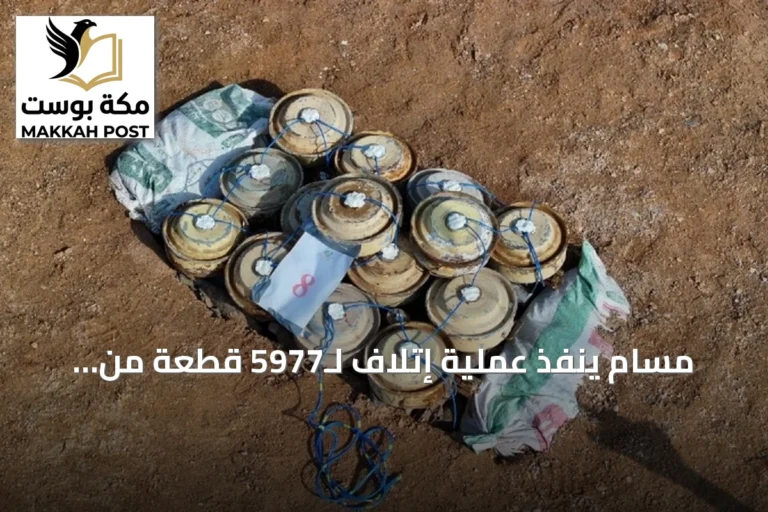 مسام ينفذ عملية إتلاف لـ5977 قطعة من الذخائر غير المنفجرة في باب المندب