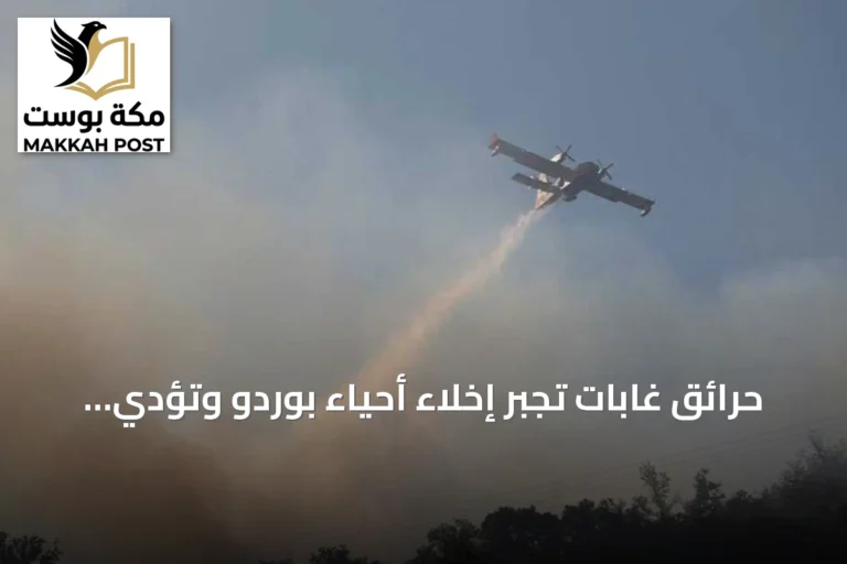 حرائق غابات تجبر إخلاء أحياء بوردو وتؤدي إلى نزوح واسع