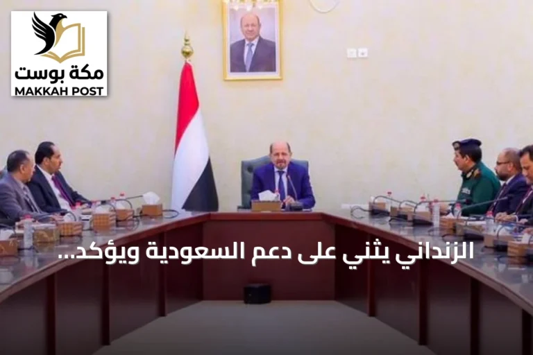 الزنداني يثني على دعم السعودية ويؤكد جاهزية الحكومة لمواجهة تحديات الحوثي