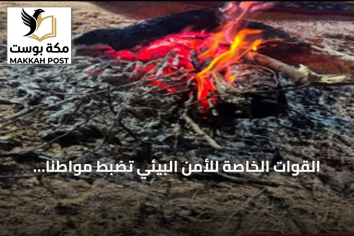 القوات الخاصة للأمن البيئي تضبط مواطنًا أشعل النار في غير المكان المخصص بعسير